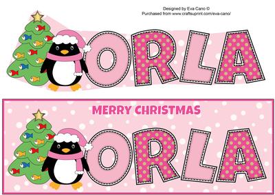 Eddie the Penguin Orla Large Dl