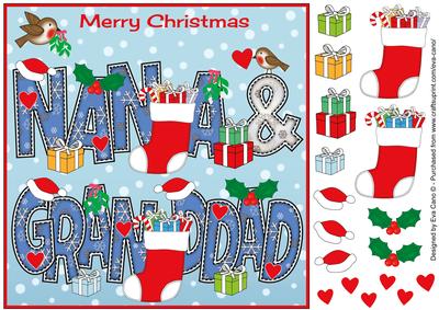 8x8 Christmas Nana & Granddad