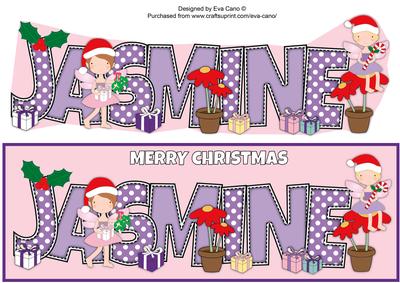 Christmas Fairies Jasmine Large Dl