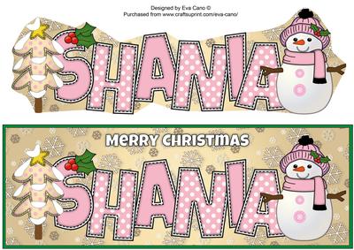 Cute Snowman Shania Large Dl