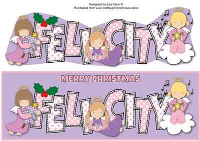 Christmas Angels Felicity Large Dl