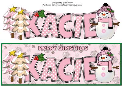 Cute Snowman Kacie Large Dl