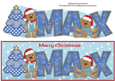 Christmas Teddies Max Large Dl