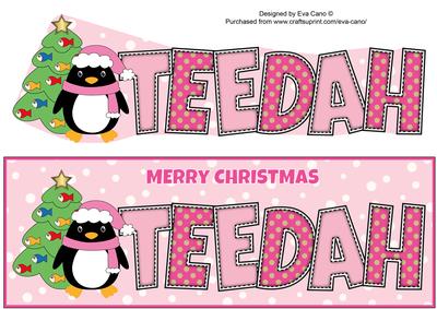 Eddie the Penguin Teedah Large Dl