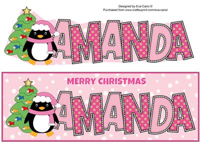 Eddie the Penguin Amanda Large Dl