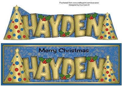 Buttons Christmas Trees Ii Hayden Large Dl