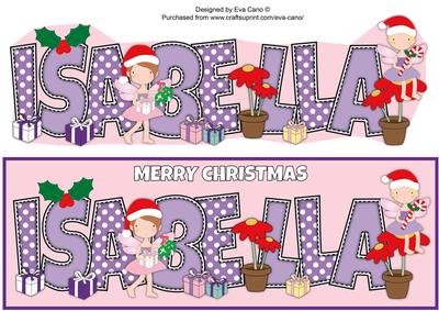 Christmas Fairies Isabella Large Dl