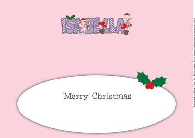 Christmas Fairies Isabella Large Dl Insert