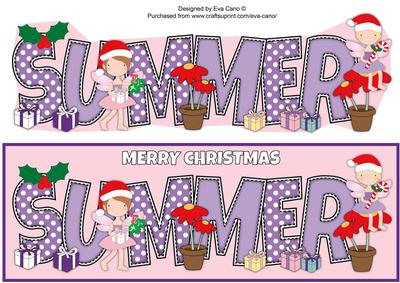 Christmas Fairies Summer Large Dl