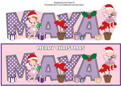 Christmas Fairies Maya Large Dl