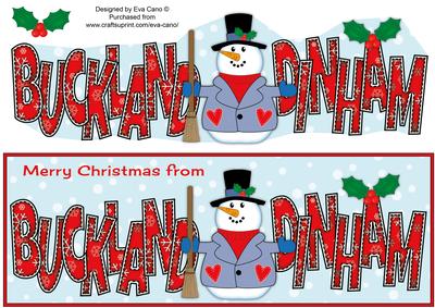 Merry Christmas from Buckland Dinham Large Dl