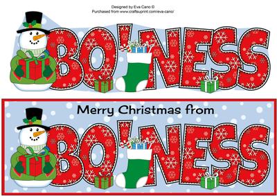 Merry Christmas from Bo'ness Large Dl
