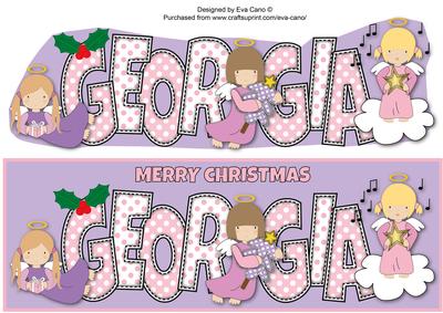 Christmas Angels Georgia Large Dl