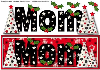 Buttons Christmas Trees Mom Large Dl 2
