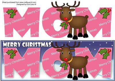 Rudolf the Red Nose Reindeer Mom Large Dl
