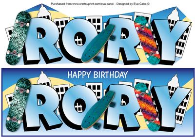 Skateboarding Rory Large Dl