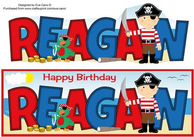 Pirate Boy Reagan Large Dl