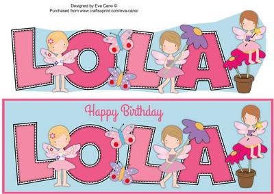 Little Fairies Lola Large Dl