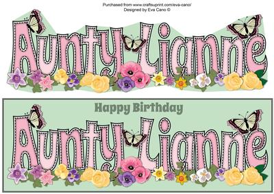 Flower Blossom Aunty Lianne Large Dl
