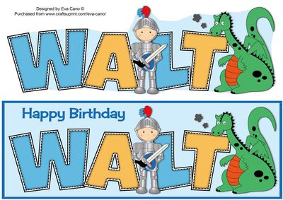 Little Knight Walt Large Dl