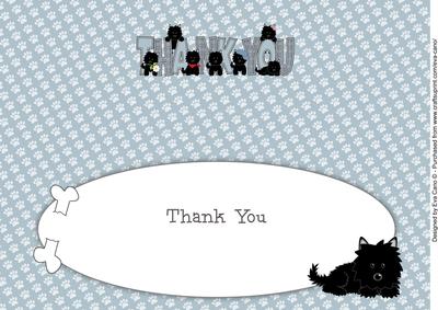 Black Jazz and Friends Thank You Large Dl Insert