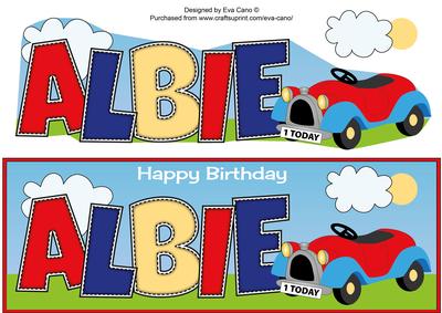 Toy Car Albie 1 Today Large Dl