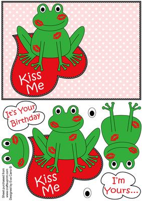 Kiss the Frog Decoupage Landscape