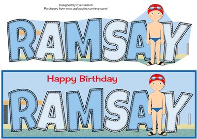 Swimmer Ramsay Large Dl