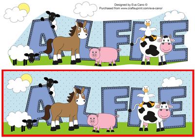 Farm Animals Alfie Large Dl 2