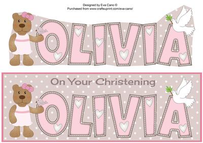 Christening Olivia Large Dl