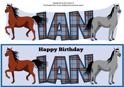 Horses Ian Large Dl