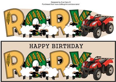 Sheep & Quad Bike Rory Large Dl