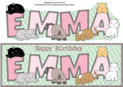 Cats Emma Large Dl