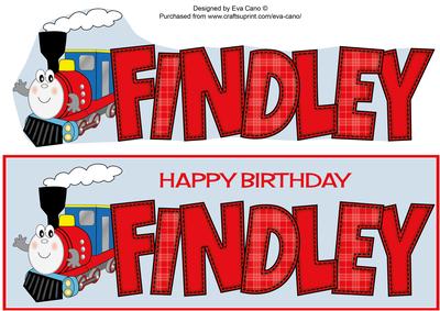 Terry the Train Findley Large Dl