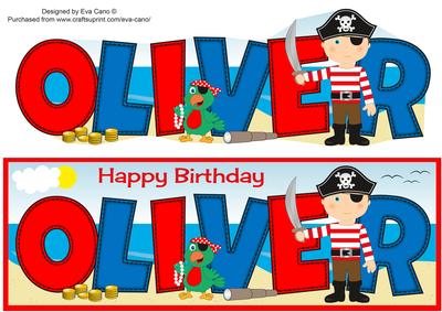 Pirate Boy Oliver Large Dl