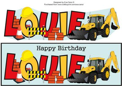 Construction Louie Large Dl