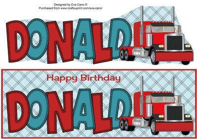 Truck Donald Large Dl