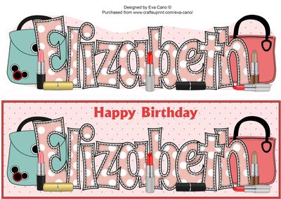 Handbags & Lipsticks Elizabeth Large Dl