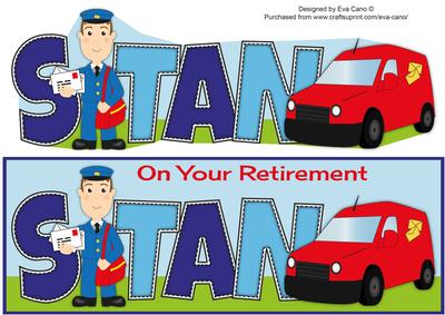 Postman Paul Stan Retirement Large Dl