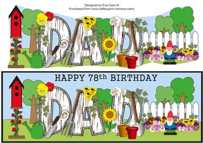 Gardening Dad 78th Large Dl 2
