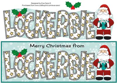 Merry Christmas from Lockerbie Large Dl