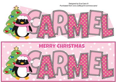 Eddie the Penguin Carmel Large Dl