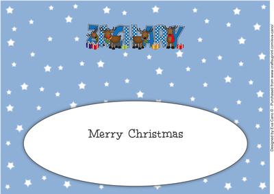 Rudolf and Friends Zachary Large Dl Insert