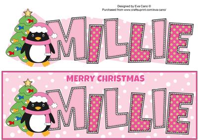 Eddie the Penguin Millie Large Dl