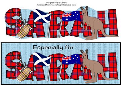 Scottish Australian Theme Sarah Large Dl