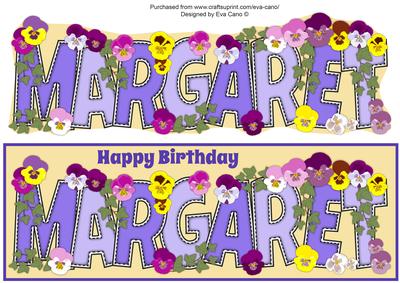 Bright Flowers Margaret Large Dl
