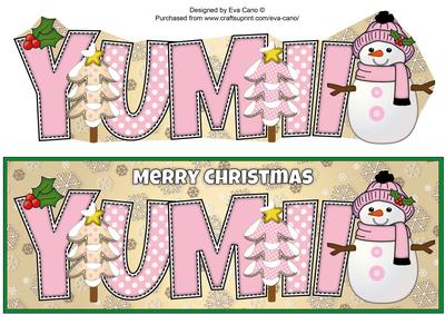 Cute Snowman Yumii Large Dl