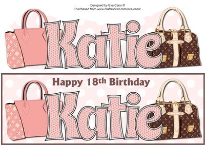 Posh Handbags Katie 18th Large Dl