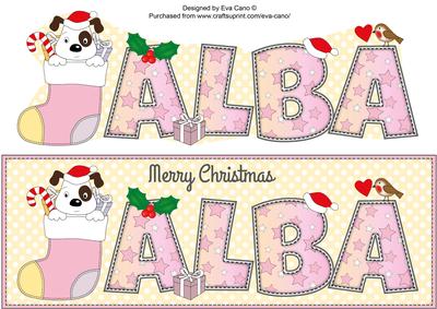 Patch Xmas Alba Large Dl