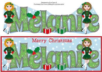 Christmas Irish Dancers Melanie Large Dl
